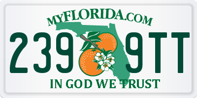 FL license plate 2399TT