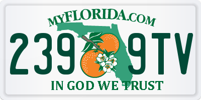 FL license plate 2399TV