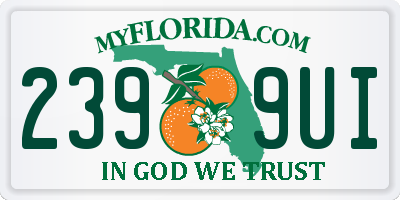 FL license plate 2399UI