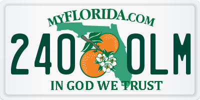 FL license plate 2400LM