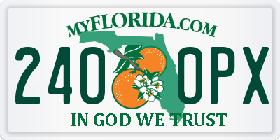 FL license plate 2400PX