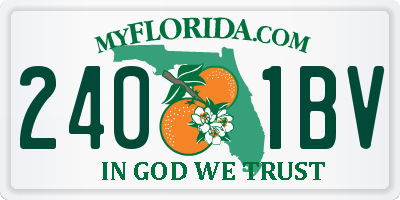 FL license plate 2401BV