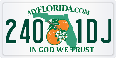 FL license plate 2401DJ