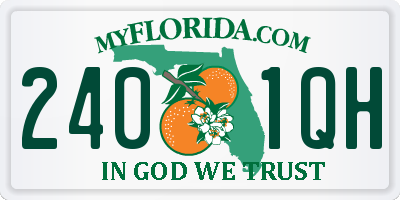 FL license plate 2401QH