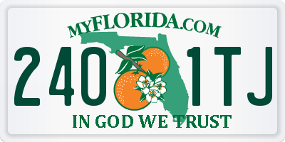 FL license plate 2401TJ
