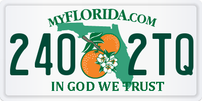 FL license plate 2402TQ