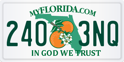 FL license plate 2403NQ