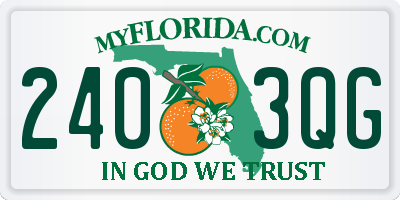FL license plate 2403QG