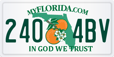 FL license plate 2404BV