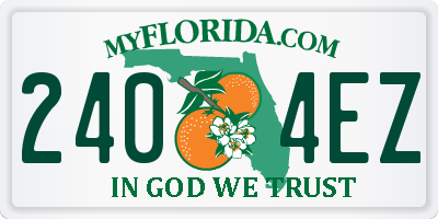 FL license plate 2404EZ