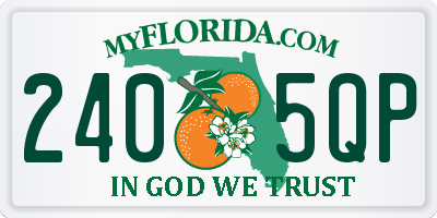 FL license plate 2405QP
