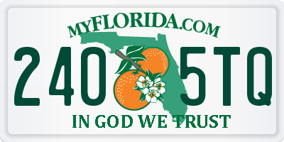 FL license plate 2405TQ