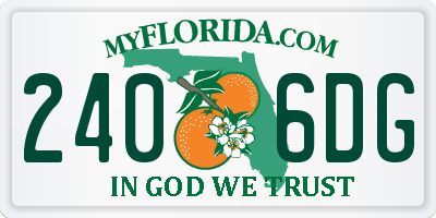 FL license plate 2406DG