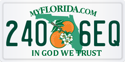 FL license plate 2406EQ
