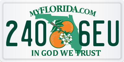FL license plate 2406EU