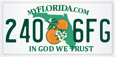 FL license plate 2406FG