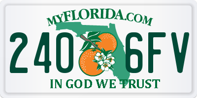 FL license plate 2406FV