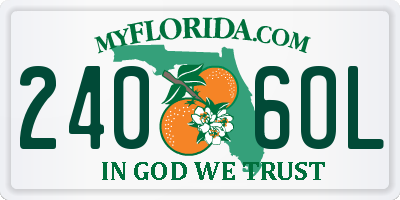 FL license plate 2406OL