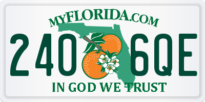 FL license plate 2406QE