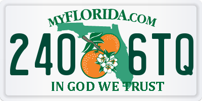 FL license plate 2406TQ