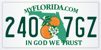 FL license plate 2407GZ