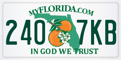 FL license plate 2407KB