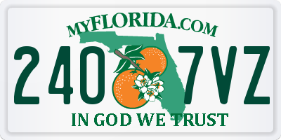 FL license plate 2407VZ