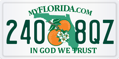 FL license plate 2408QZ
