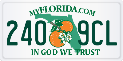 FL license plate 2409CL