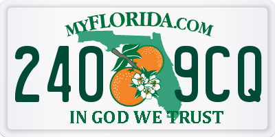 FL license plate 2409CQ