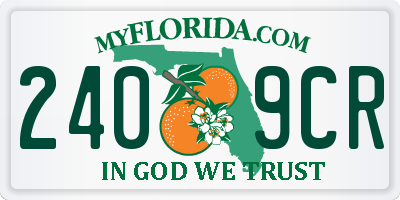 FL license plate 2409CR