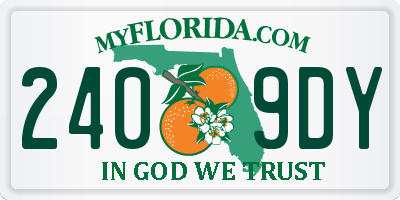 FL license plate 2409DY