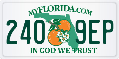 FL license plate 2409EP