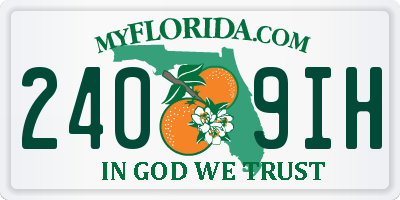 FL license plate 2409IH