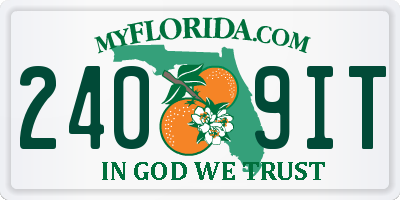 FL license plate 2409IT
