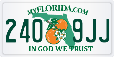 FL license plate 2409JJ