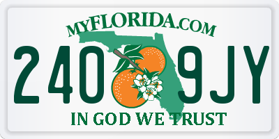 FL license plate 2409JY