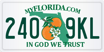 FL license plate 2409KL
