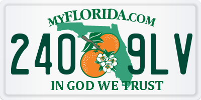 FL license plate 2409LV