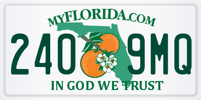 FL license plate 2409MQ