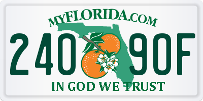 FL license plate 2409OF