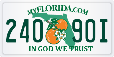 FL license plate 2409OI