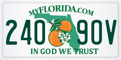 FL license plate 2409OV
