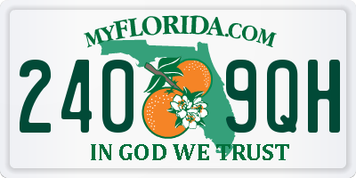 FL license plate 2409QH