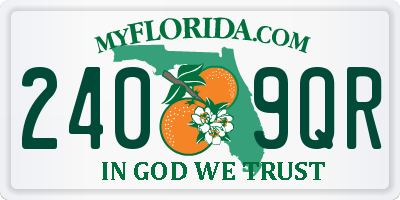 FL license plate 2409QR
