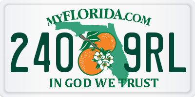 FL license plate 2409RL