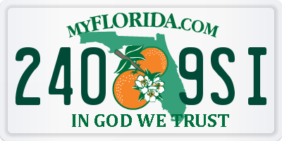 FL license plate 2409SI