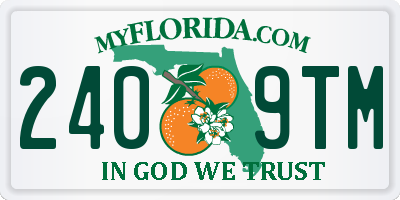 FL license plate 2409TM