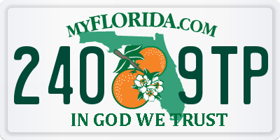 FL license plate 2409TP