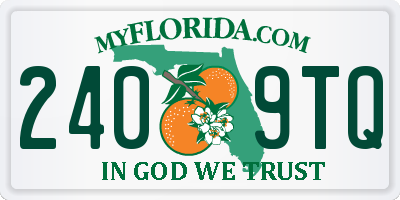 FL license plate 2409TQ